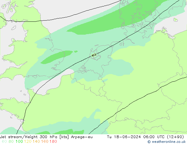 Polarjet Arpege-eu Di 18.06.2024 06 UTC
