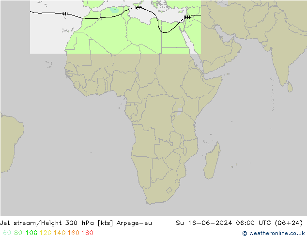 Courant-jet Arpege-eu dim 16.06.2024 06 UTC