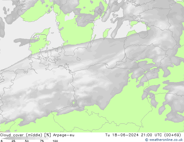 облака (средний) Arpege-eu вт 18.06.2024 21 UTC