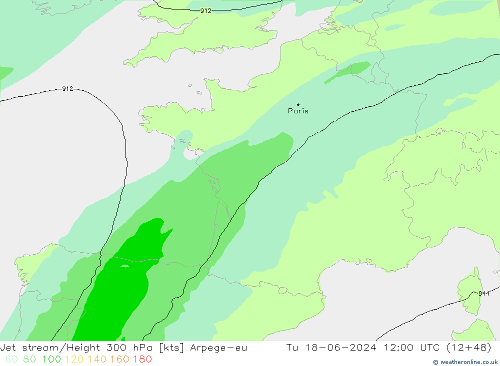 Polarjet Arpege-eu Di 18.06.2024 12 UTC