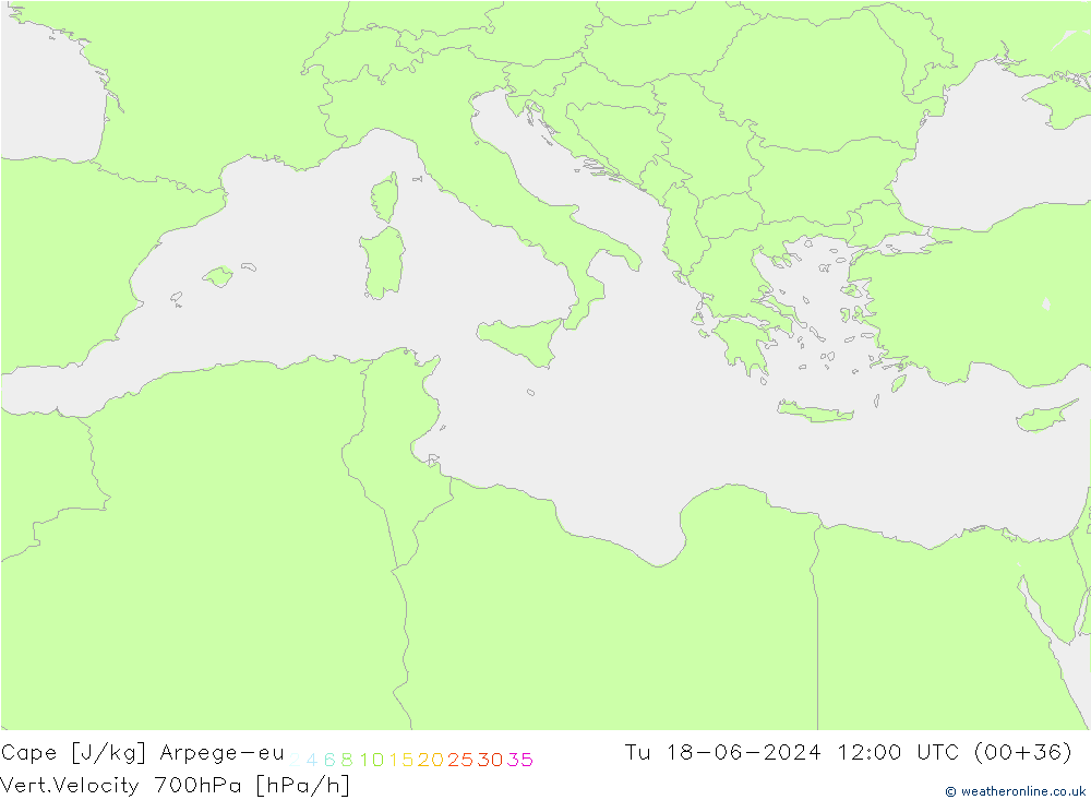 Cape Arpege-eu di 18.06.2024 12 UTC