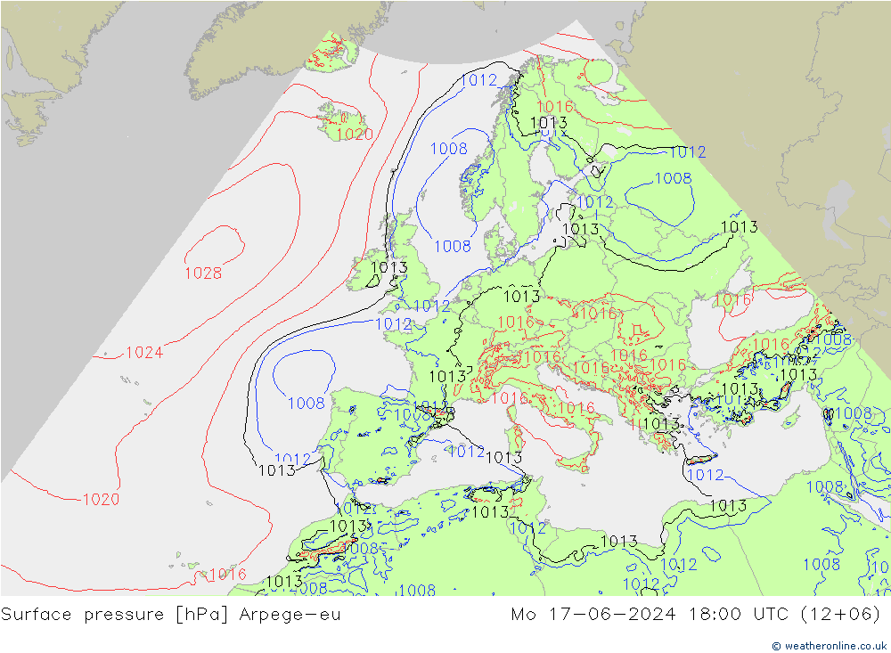      Arpege-eu  17.06.2024 18 UTC