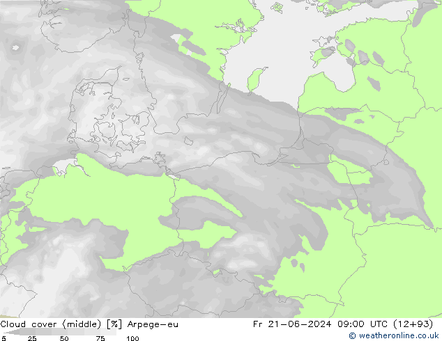 zachmurzenie (środk.) Arpege-eu pt. 21.06.2024 09 UTC