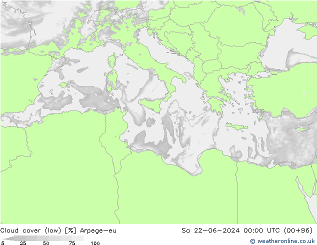 Nuages (bas) Arpege-eu sam 22.06.2024 00 UTC