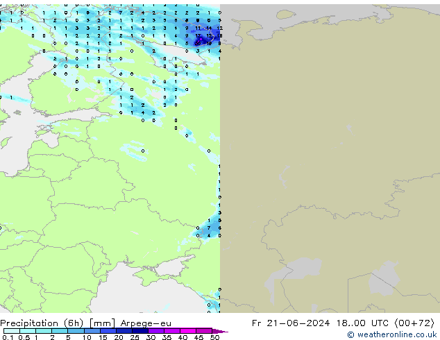  (6h) Arpege-eu  21.06.2024 00 UTC