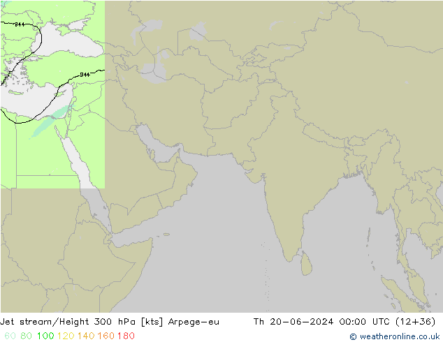 Jet Akımları Arpege-eu Per 20.06.2024 00 UTC