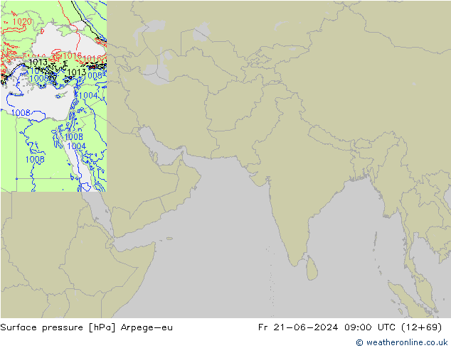 pression de l'air Arpege-eu ven 21.06.2024 09 UTC