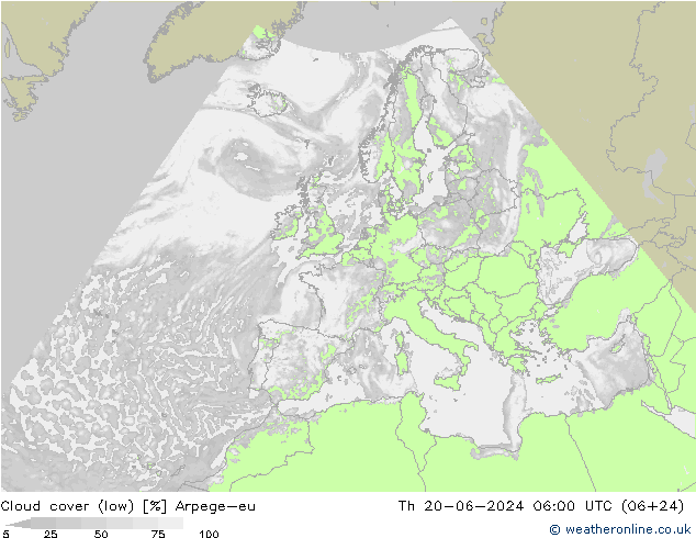 Wolken (tief) Arpege-eu Do 20.06.2024 06 UTC