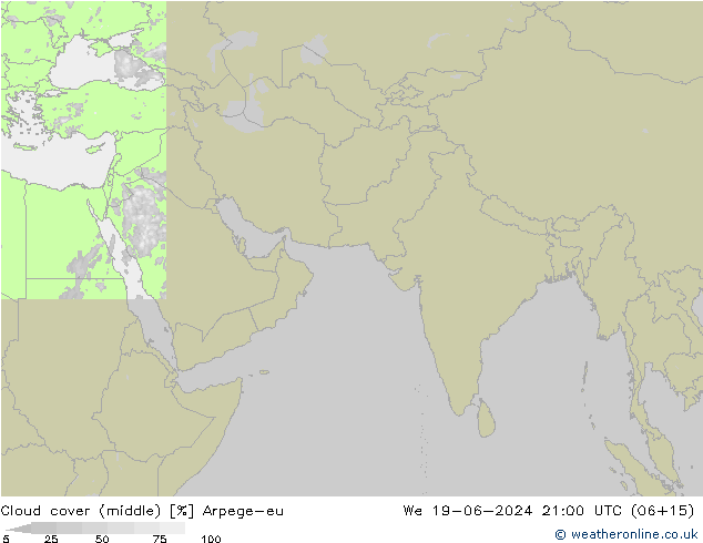 Nubes medias Arpege-eu mié 19.06.2024 21 UTC