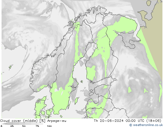 云 (中) Arpege-eu 星期四 20.06.2024 00 UTC