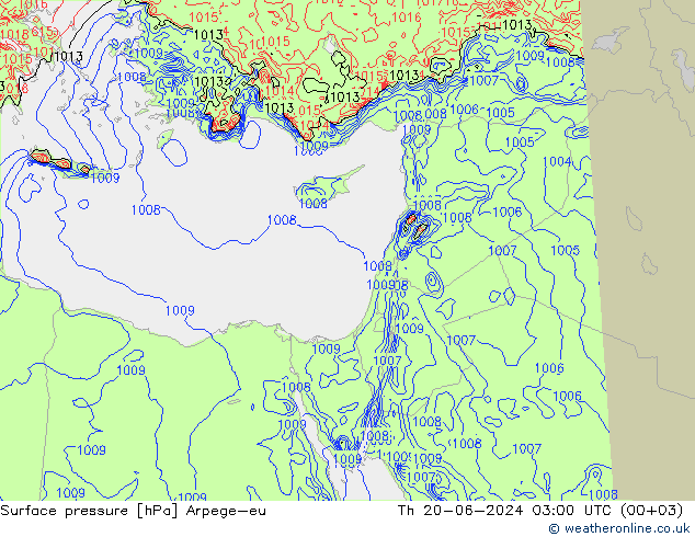 Bodendruck Arpege-eu Do 20.06.2024 03 UTC