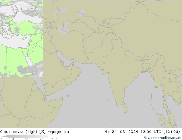 Nubes altas Arpege-eu lun 24.06.2024 12 UTC