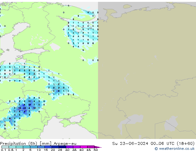  (6h) Arpege-eu  23.06.2024 06 UTC