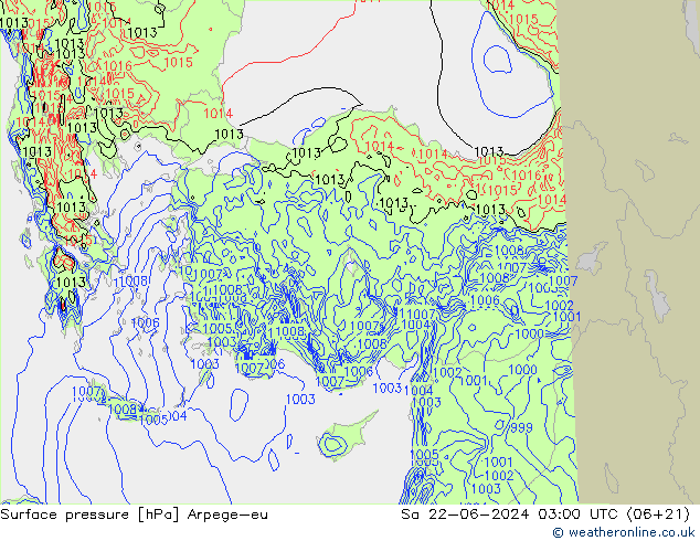 pression de l'air Arpege-eu sam 22.06.2024 03 UTC