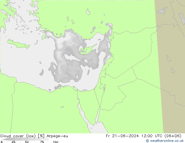 облака (низкий) Arpege-eu пт 21.06.2024 12 UTC