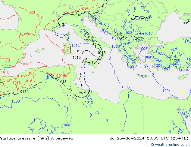      Arpege-eu  23.06.2024 00 UTC