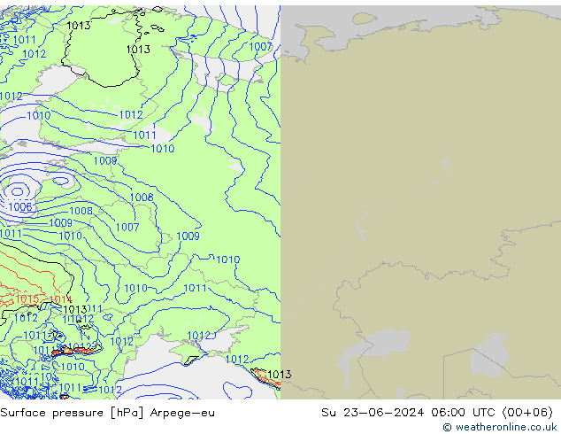      Arpege-eu  23.06.2024 06 UTC