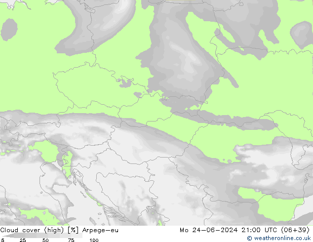 Bewolking (Hoog) Arpege-eu ma 24.06.2024 21 UTC