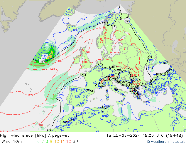 Sturmfelder Arpege-eu Di 25.06.2024 18 UTC