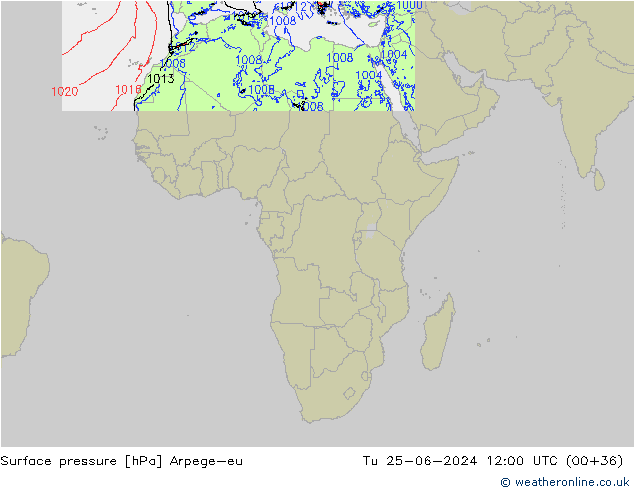 ciśnienie Arpege-eu wto. 25.06.2024 12 UTC