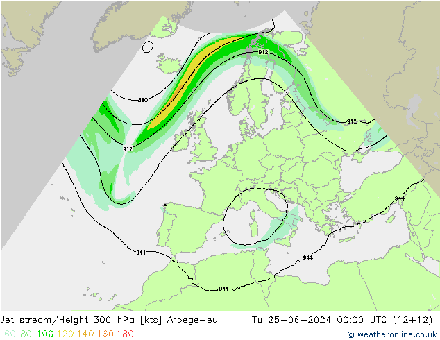 Polarjet Arpege-eu Di 25.06.2024 00 UTC