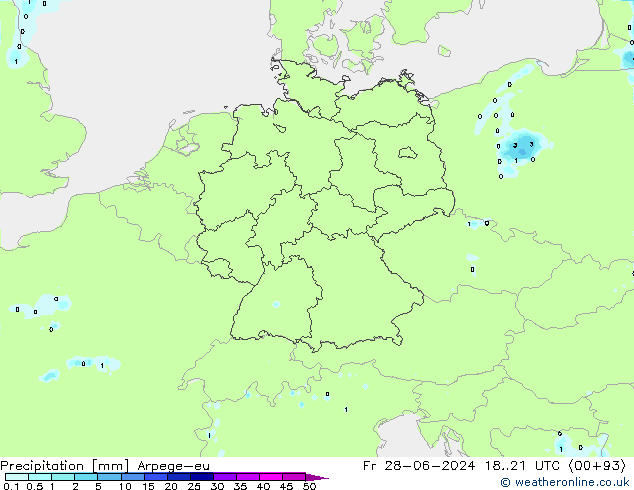 Neerslag Arpege-eu vr 28.06.2024 21 UTC