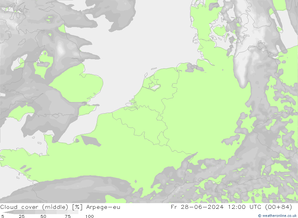 nuvens (médio) Arpege-eu Sex 28.06.2024 12 UTC