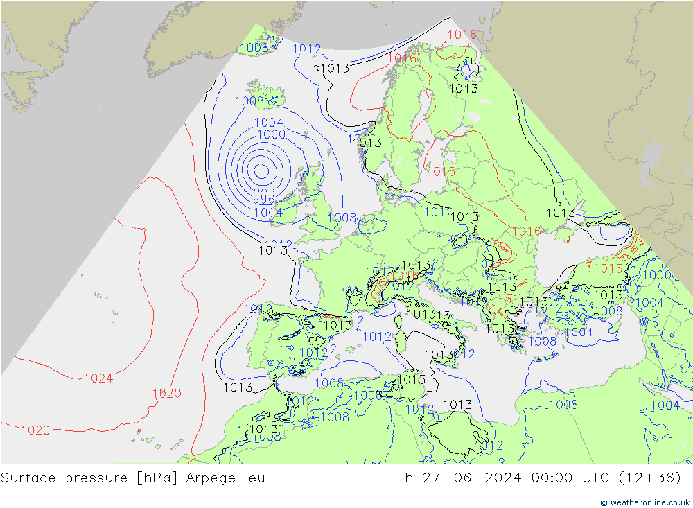      Arpege-eu  27.06.2024 00 UTC