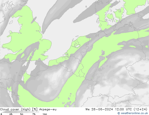 облака (средний) Arpege-eu ср 26.06.2024 12 UTC