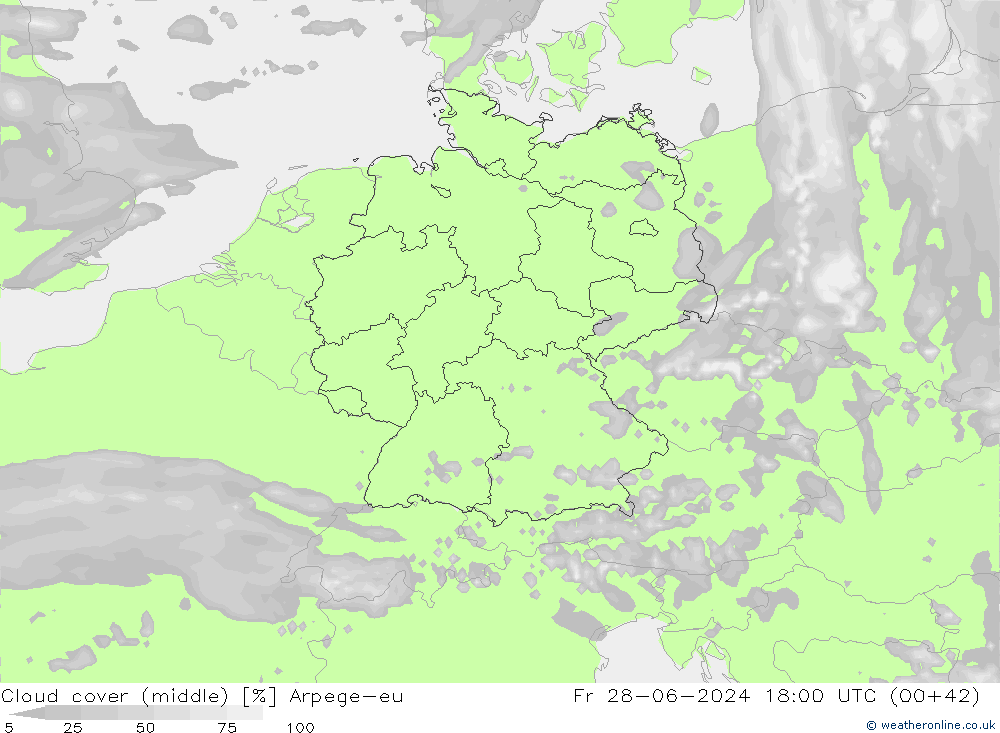 Bewolking (Middelb.) Arpege-eu vr 28.06.2024 18 UTC