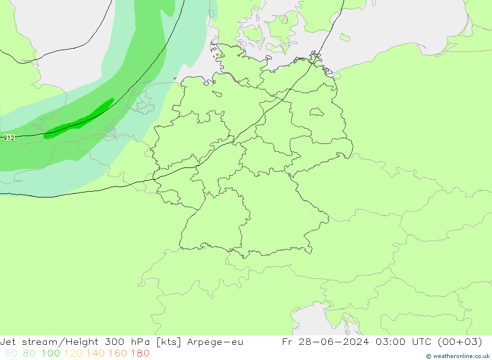 高速氣流 Arpege-eu 星期五 28.06.2024 03 UTC
