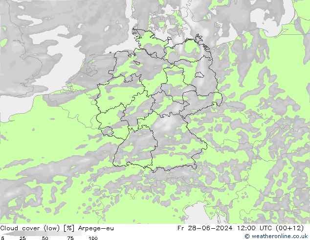 云 (低) Arpege-eu 星期五 28.06.2024 12 UTC
