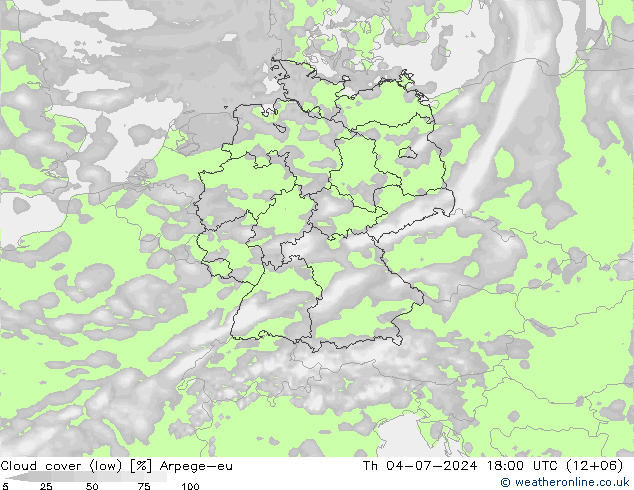 云 (低) Arpege-eu 星期四 04.07.2024 18 UTC