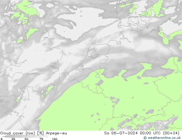 云 (低) Arpege-eu 星期六 06.07.2024 00 UTC