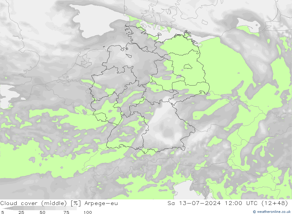 云 (中) Arpege-eu 星期六 13.07.2024 12 UTC