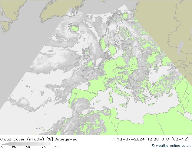云 (中) Arpege-eu 星期四 18.07.2024 12 UTC