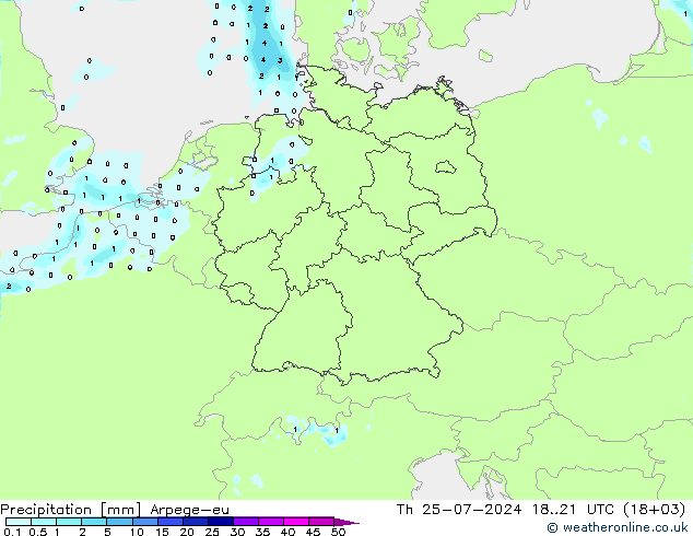 Neerslag Arpege-eu do 25.07.2024 21 UTC