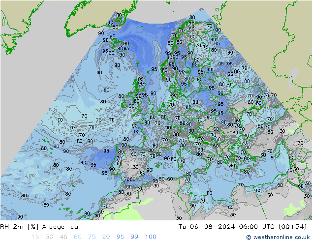 RV 2m Arpege-eu di 06.08.2024 06 UTC