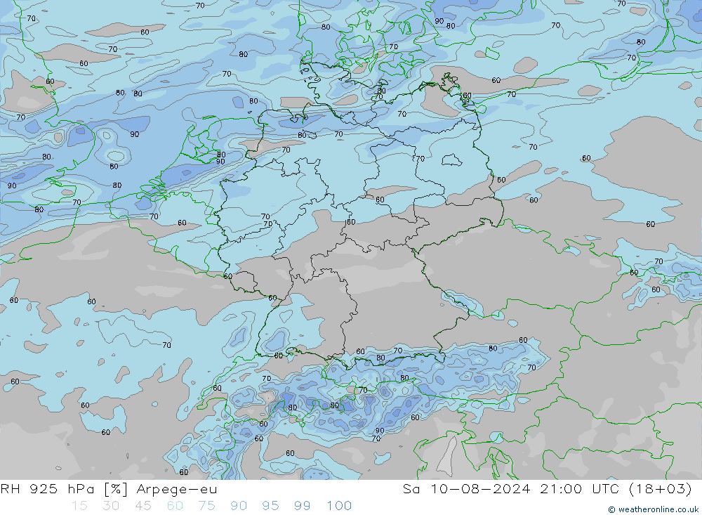 RV 925 hPa Arpege-eu za 10.08.2024 21 UTC