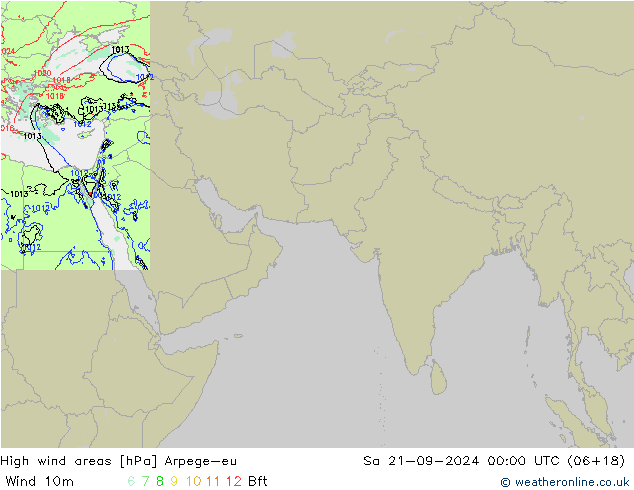 yüksek rüzgarlı alanlar Arpege-eu Cts 21.09.2024 00 UTC