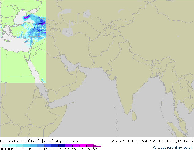 opad (12h) Arpege-eu pon. 23.09.2024 00 UTC