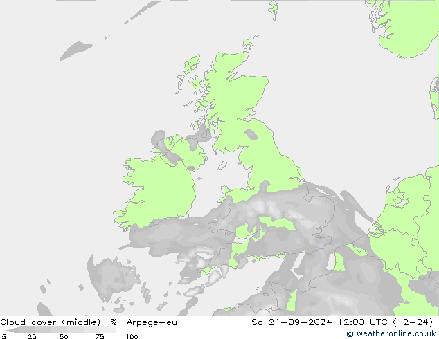 Nubi medie Arpege-eu sab 21.09.2024 12 UTC