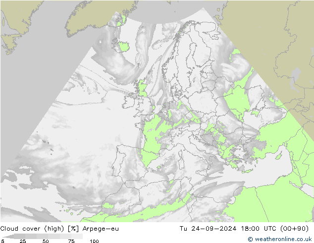 云 (中) Arpege-eu 星期二 24.09.2024 18 UTC