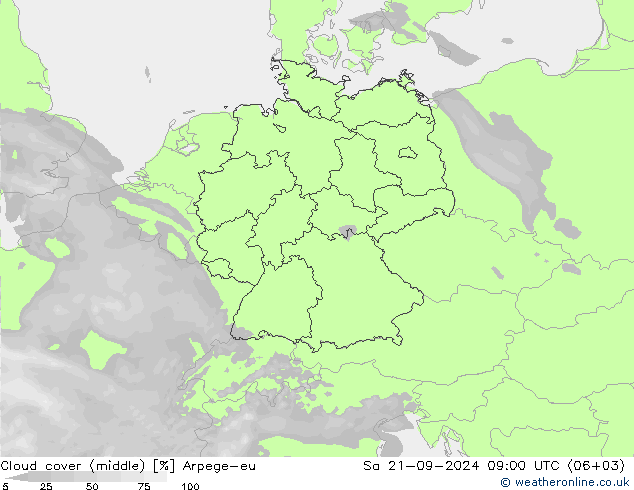 云 (中) Arpege-eu 星期六 21.09.2024 09 UTC