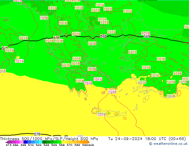 Thck 500-1000hPa Arpege-eu Ter 24.09.2024 18 UTC