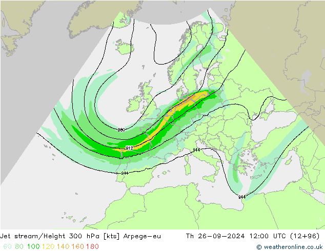 Polarjet Arpege-eu Do 26.09.2024 12 UTC