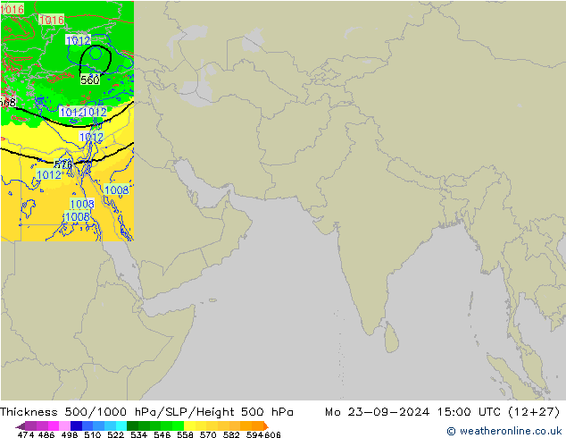 Thck 500-1000hPa Arpege-eu Mo 23.09.2024 15 UTC