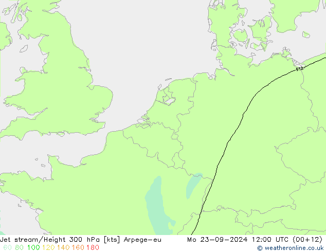 Polarjet Arpege-eu Mo 23.09.2024 12 UTC