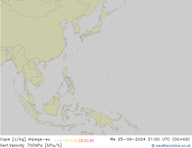 Cape Arpege-eu mer 25.09.2024 21 UTC