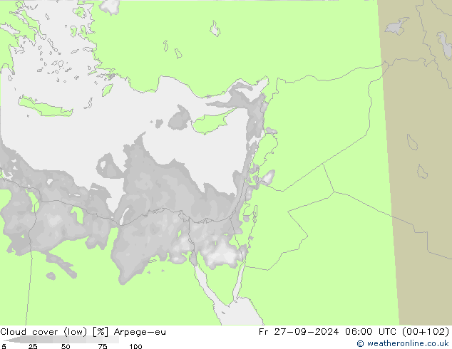 Nubes bajas Arpege-eu vie 27.09.2024 06 UTC